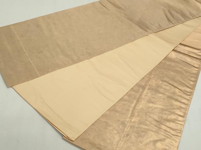 平和屋着物◎六通柄袋帯 霞文 引箔 正絹 逸品 DABF8333we