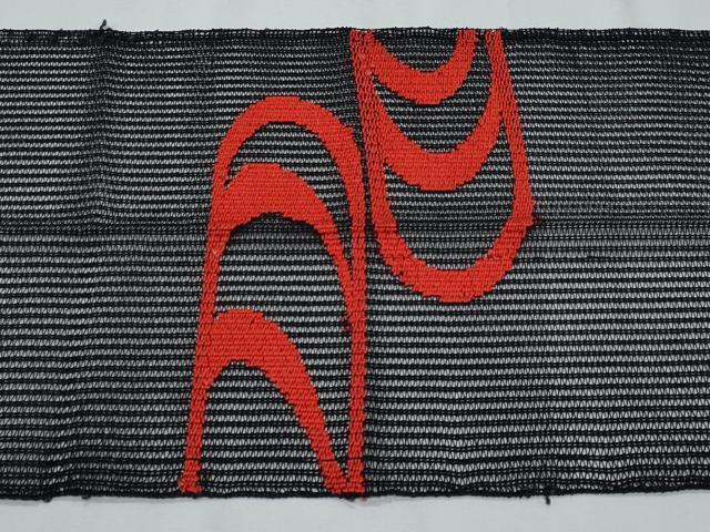 平和屋着物*夏物 八寸名古屋帯 流水文 黒地 正絹 逸品 CABG9961fb