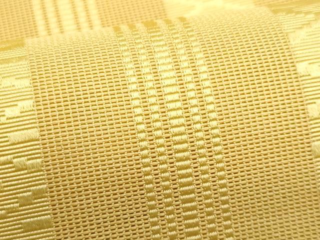 平和屋着物*夏物 本場筑前博多織 八寸名古屋帯 紗献上 蜂蜜色 正絹 逸品 CABG9953fb