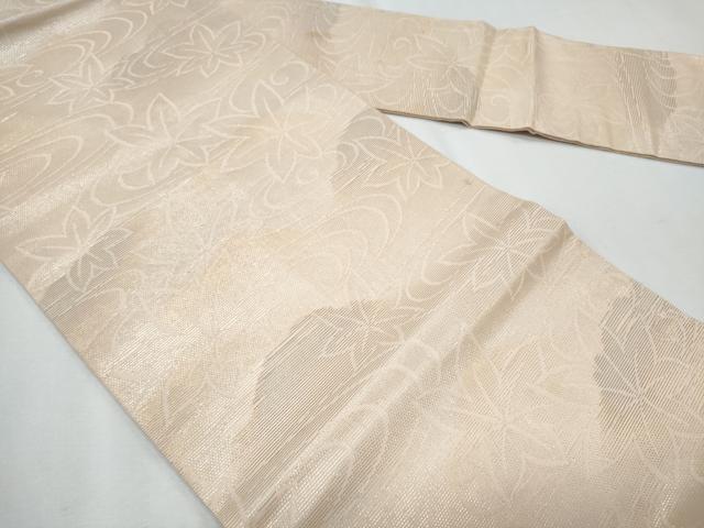 平和屋着物*夏物 九寸名古屋帯 竜田川 金銀糸 正絹 逸品 CABH8003fb