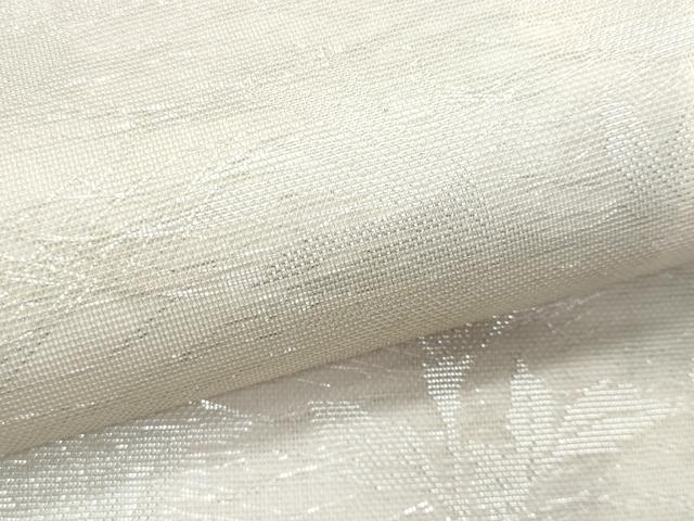 平和屋着物*夏物 六通柄袋帯 枝花文 銀糸 正絹 逸品 CABG9973fb