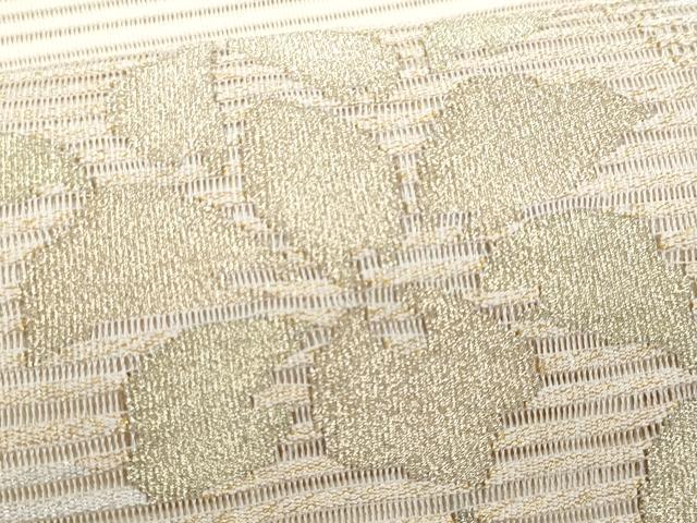 平和屋着物*夏物 八寸名古屋帯 絽綴れ 枝花文 金銀糸 正絹 逸品 CABH8010fb