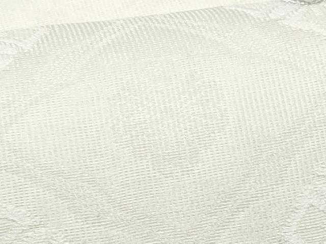 平和屋着物*夏物 六通柄袋帯 菱花文文 銀糸 正絹 逸品 CABG9989fb