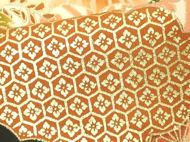 平和屋着物■豪華黒留袖 刺繍 鳳凰花文 金銀彩 正絹 逸品 DABF9888cd