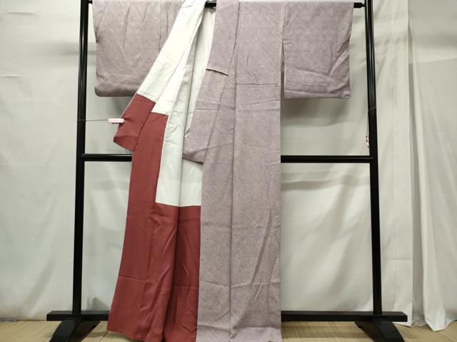 平和屋着物■大変加工の良い総絞り小紋 正絹 逸品 CABH0988ou