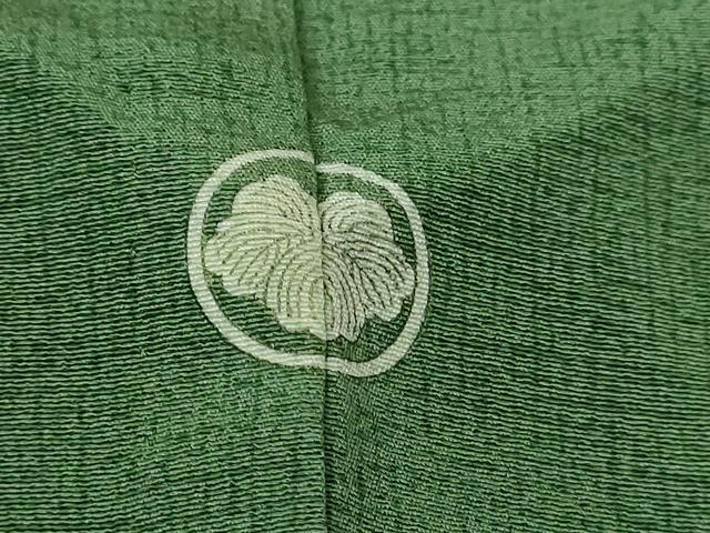 平和屋着物▽訪問着 単衣 総刺繍 花唐草文 正絹 逸品 DABF8894sf