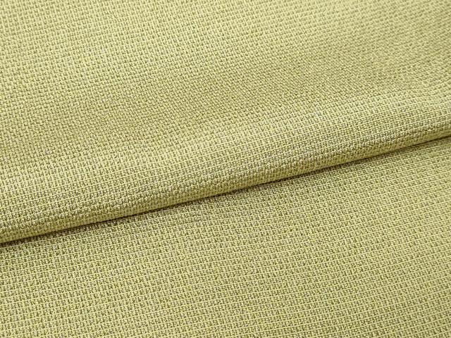 平和屋着物▽本塩沢 単衣 やまだ織 横段文 大津カツ子作 証紙付き 正絹 逸品 DABF8886sf