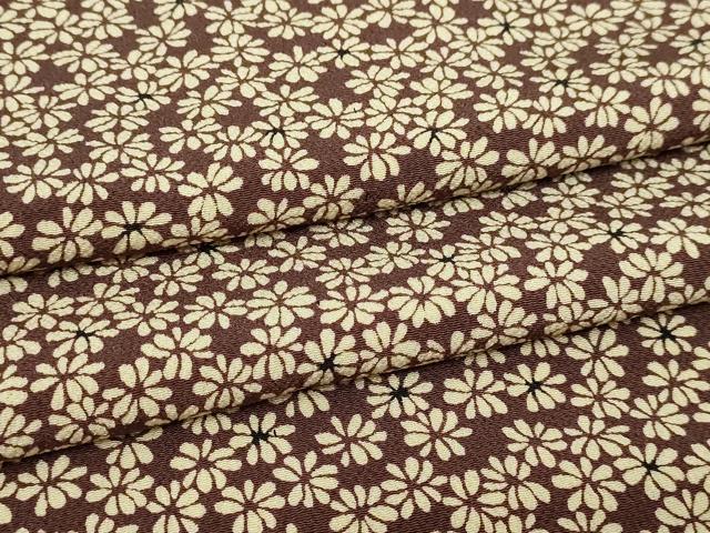 平和屋着物▽上質な小紋 単衣 小花尽くし文 正絹 逸品 DABF8890sf