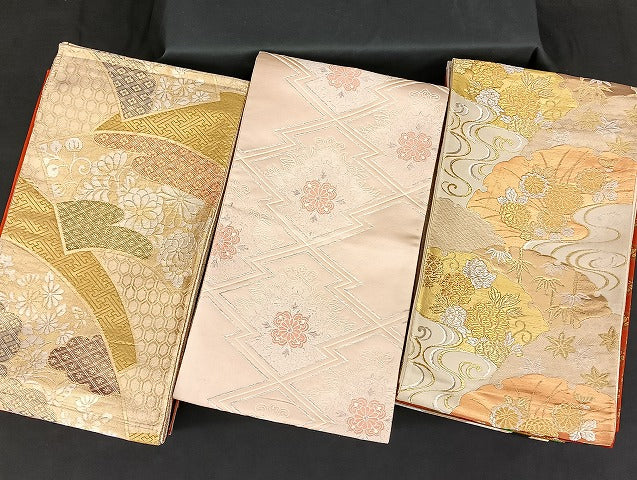 平和屋着物■袋帯 西陣 まとめて100点 向かい鳳凰 鶴 孔雀 鴛鴦 人物 更紗 花柄 正倉院 佐賀錦 金銀糸 など 未使用品あり 全て正絹 mmm1132