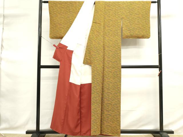 平和屋着物■上質な小紋 抽象文様 正絹 逸品 DABG6679cd
