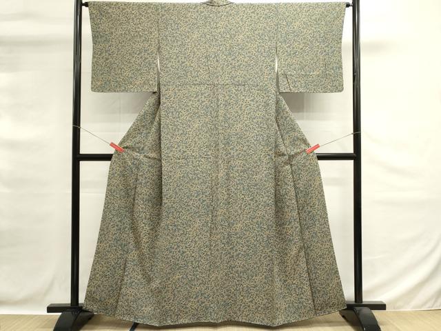 平和屋着物■上質な小紋 舞花文 金彩 正絹 逸品 DABG6692cd
