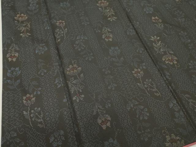 平和屋着物■本場大島紬 花間道 正絹 逸品 DABG6713cd