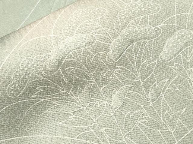 平和屋着物■上質な小紋 切嵌松葉文 暈し染め 正絹 逸品 CABH0672ev