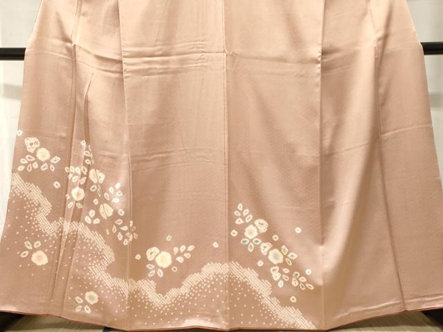 平和屋着物■訪問着 絞り 道長花文 正絹 逸品 CABH0676ev