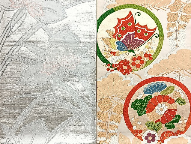 平和屋着物■袋帯 西陣 まとめて100点 鳳凰 向かい鶴 向かい尾長鳥 蝶 花柄 七宝 正倉院 佐賀錦 金銀糸 など 未使用品有 全て正絹 mmm1134