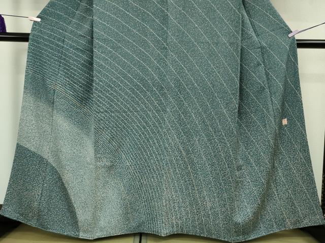平和屋本店●極上 人間国宝 森口華弘 蒔糊友禅 蒔糊散らし 訪問着 輪 金糸 三越扱い 逸品 DZAB4197kh6
