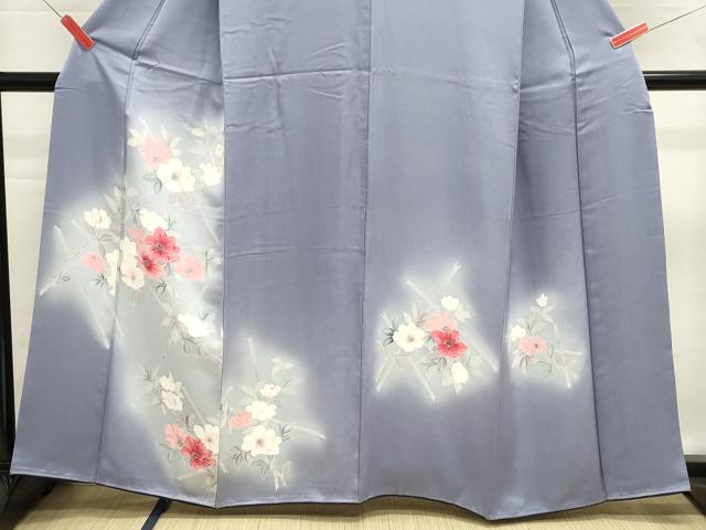 平和屋着物■訪問着 草花文 暈し染め 正絹 逸品 DABG6735cd