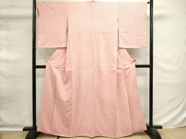 平和屋着物■大変加工の良い総絞り小紋 正絹 逸品 DABG6755cd