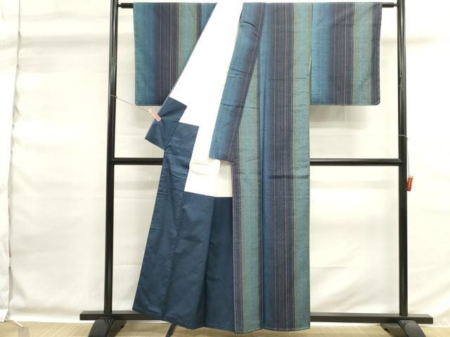平和屋着物■上質な紬 間道 正絹 逸品 DABG6745cd