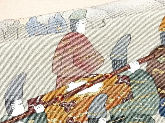 平和屋着物■豪華色留袖 作家物 人物風景文 暈し染め 金彩 正絹 逸品 CABH4166xe