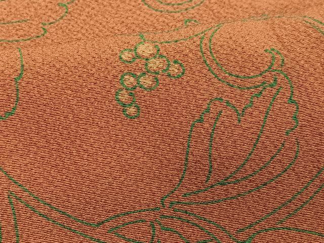 平和屋着物■上質な小紋 花唐草文 正絹 逸品 CABH4167xe