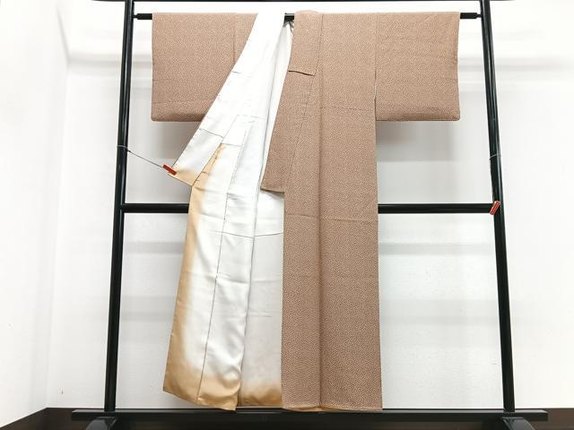 平和屋着物■上質な小紋 花尽くし 正絹 逸品 CABH4214xe