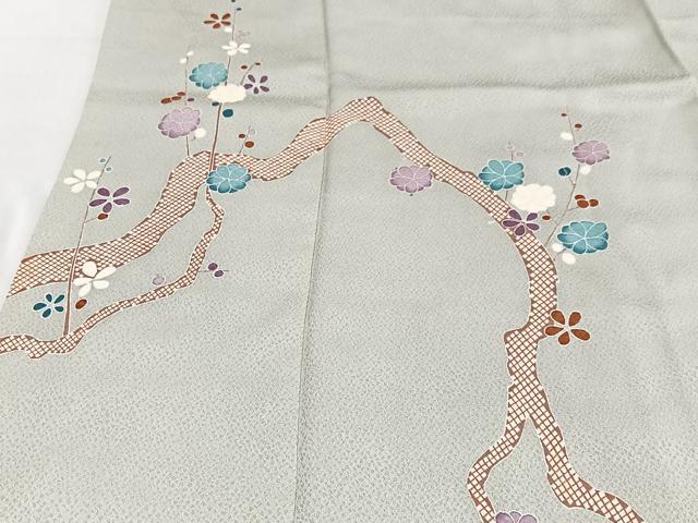 平和屋着物■訪問着 枝花文 正絹 逸品 CABH4187xe