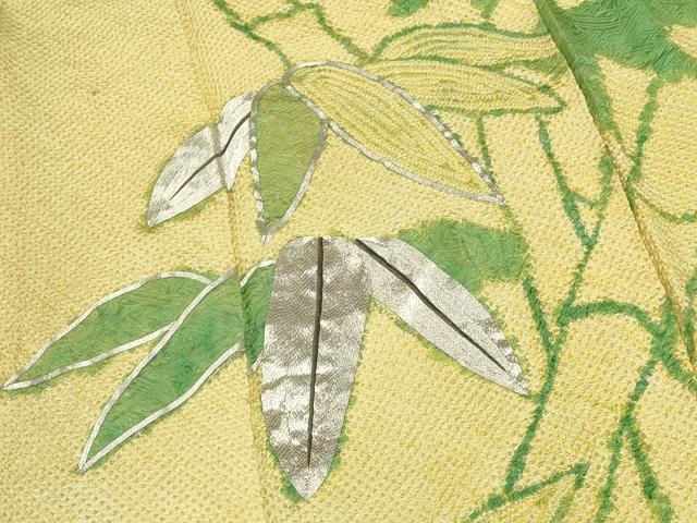 平和屋着物■豪華振袖 総絞り 駒刺繍 笹竹文 正絹 逸品 DABG6652cd