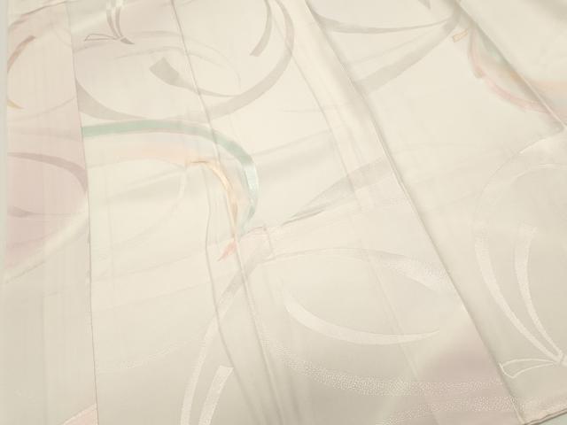 平和屋着物■長襦袢 無双仕立て 松葉文 暈し染め 正絹 逸品 DABG6665qa