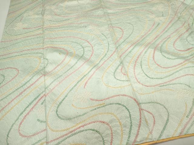 平和屋着物■上質な小紋 流水文 正絹 逸品 CABH1006ou