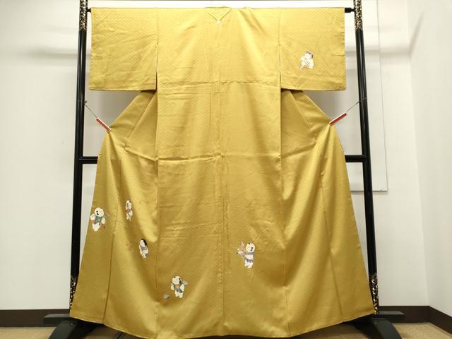 平和屋着物■訪問着 唐子遊び 金彩 正絹 逸品 CABH1011ou