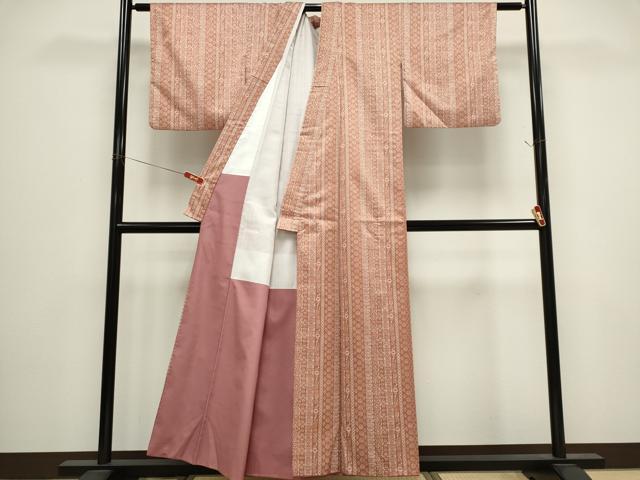 平和屋着物■小紋 吉祥花間道 洗える着物 CABH1037ou