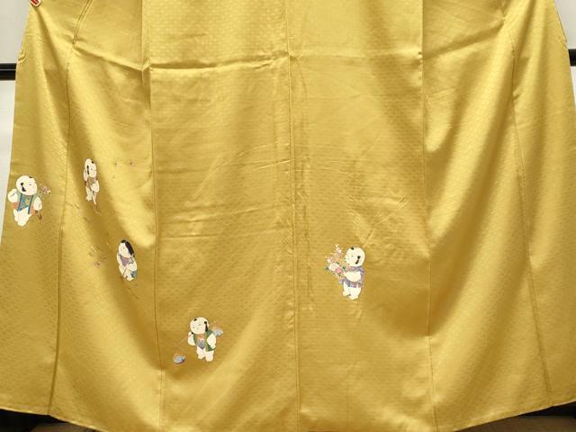 平和屋着物■訪問着 唐子遊び 金彩 正絹 逸品 CABH1011ou