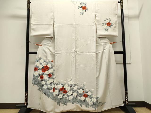 平和屋着物■訪問着 草花文 正絹 逸品 CABH1015ou