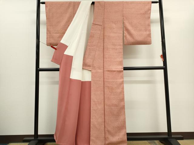 平和屋着物■上質な小紋 霞文 正絹 逸品 CABH1072ou