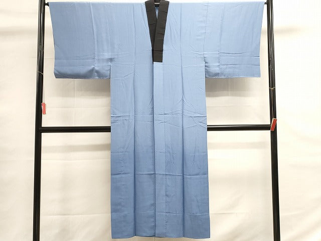 平和屋着物■男性 長襦袢 無双仕立て 渡橋風景文 金彩 正絹 逸品 DABG6773cd