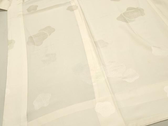 平和屋着物■長襦袢 無双仕立て 舞梅文 正絹 逸品 DABG4188qp