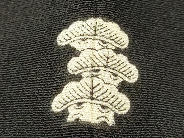 平和屋着物■豪華黒留袖 総刺繍 駒刺繍 花籠文 金銀糸 正絹 逸品 DABG6873cd