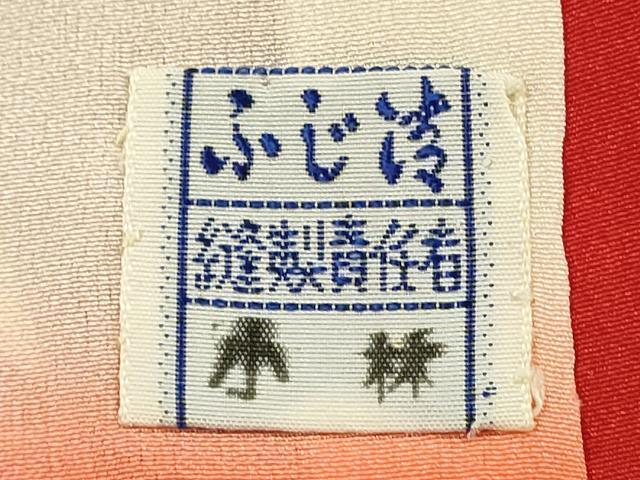 平和屋着物■上質な小紋 枝花文 正絹 逸品 DABG6865cd