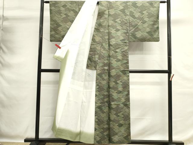 平和屋着物■江戸小紋 幾何学吉祥文 正絹 逸品 DABG6892cd
