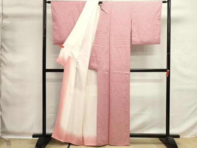 平和屋着物■上質な小紋 舞桜文 正絹 逸品 DABG6904cd