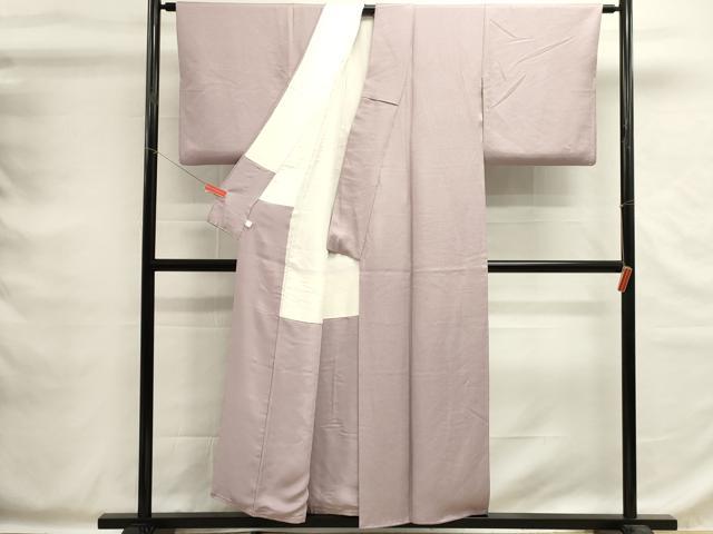 平和屋着物■上質な色無地 小花地紋 淡紅藤色 正絹 逸品 DABG6903cd