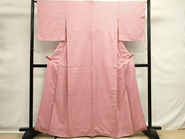 平和屋着物■上質な小紋 舞桜文 正絹 逸品 DABG6904cd