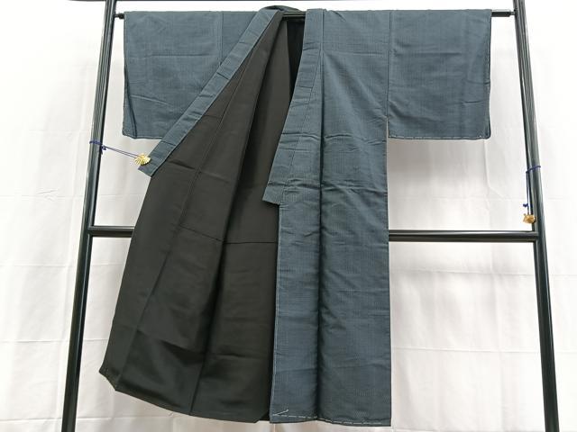 平和屋着物■男性 本場大島紬 80亀甲 総詰め 正絹 逸品 未使用 BAAX3772yc