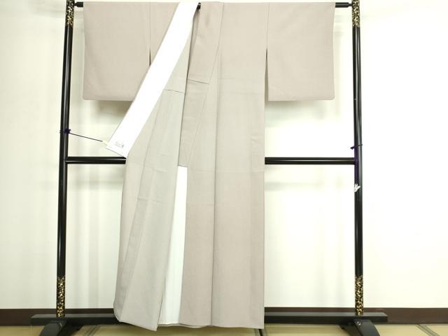 平和屋着物▽洗える最高級着物 <英>はなぶさ謹製 小紋 単衣 縞 洗える着物 DABG9557sf