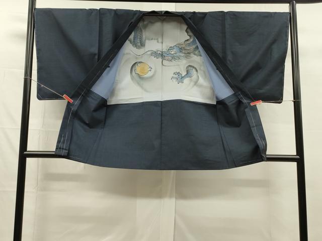 平和屋着物■男性 本場大島紬 アンサンブル 100亀甲 総詰め 証紙付き 正絹 逸品 DABG7690ya
