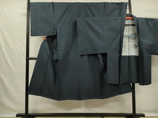 平和屋着物■男性 本場大島紬 アンサンブル 100亀甲 総詰め 証紙付き 正絹 逸品 DABG7690ya
