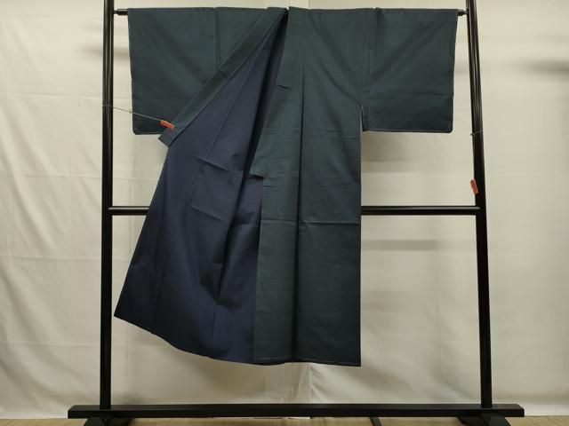 平和屋着物■男性 本場大島紬 アンサンブル 100亀甲 総詰め 証紙付き 正絹 逸品 DABG7690ya