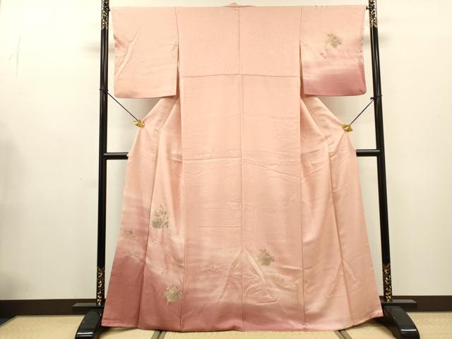 平和屋着物▼中国三大刺繍 スワトウ刺繍 汕頭刺繍 総刺繍 訪問着 花車 暈し染 正絹 逸品 DABG5318fe
