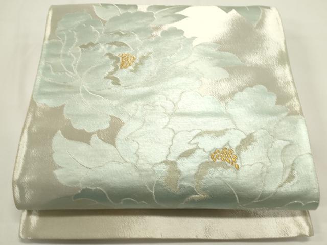 平和屋着物◎西陣 六通柄袋帯 牡丹 金銀糸 松竹梅 正絹 逸品 DABG6983cd